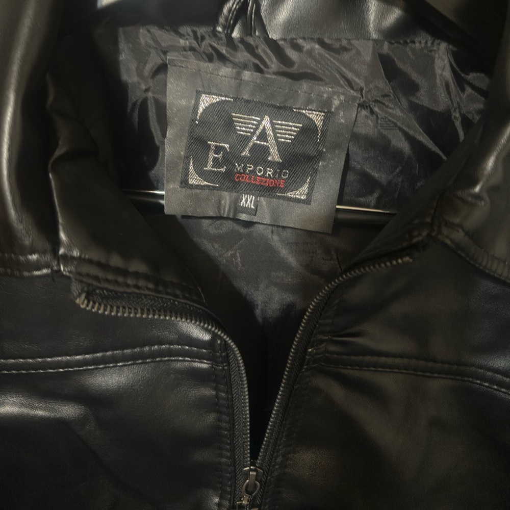 Emporio collezione 100% leather jacket. Brand new never worn.